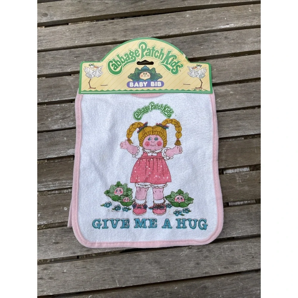 Vintage Cabbage Patch Baby Bib NWT 1983